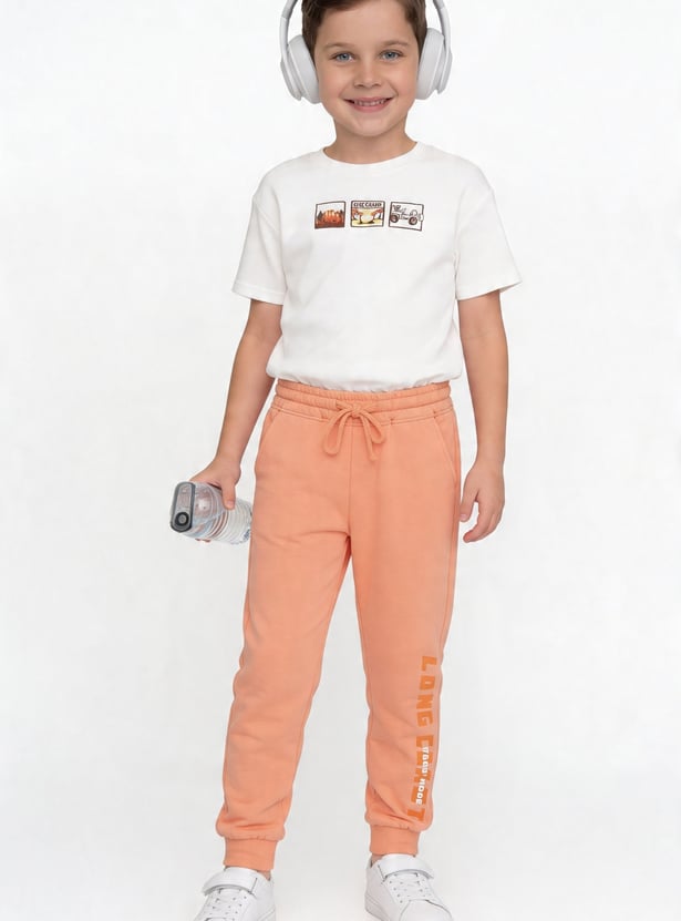 FAME FOREVER Boys Graphic Print Joggers