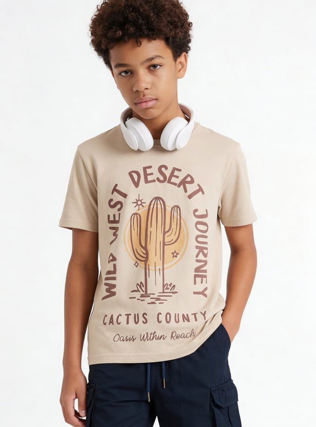 FAME FOREVER Boys Graphic Print T-shirt