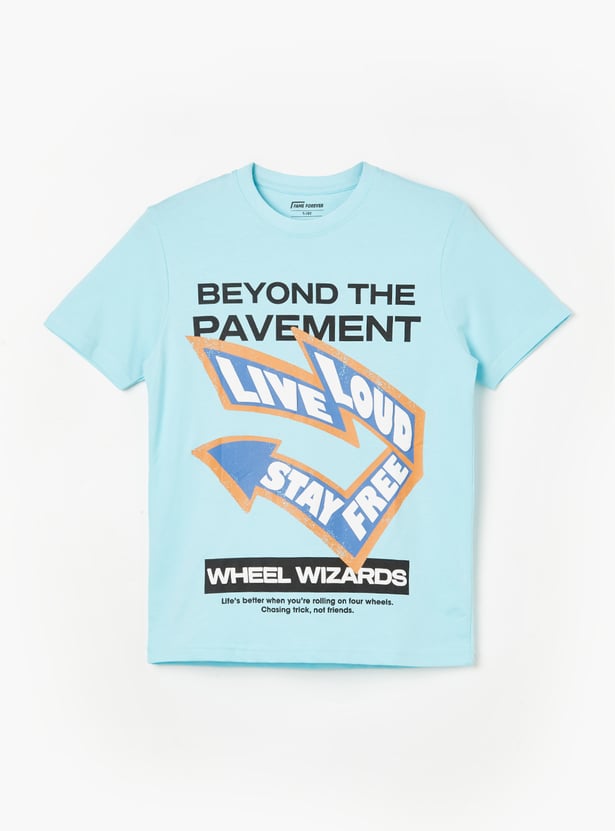 FAME FOREVER Boys Graphic Print T-shirt
