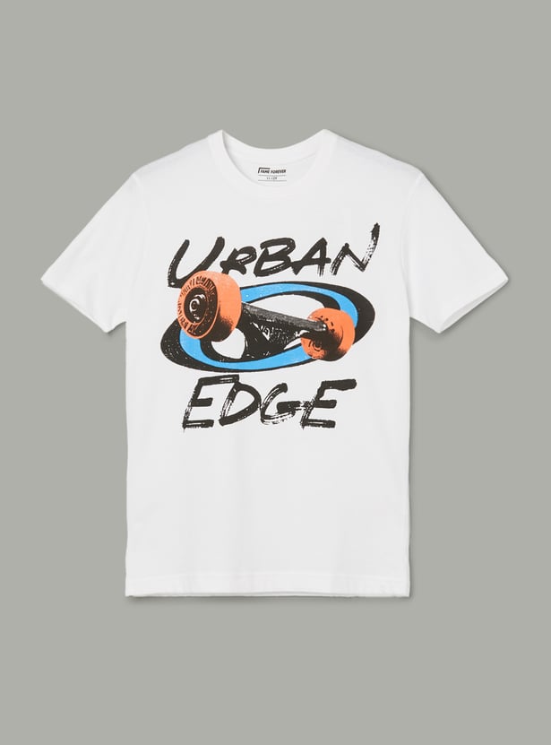 FAME FOREVER Boys Graphic Print T-shirt