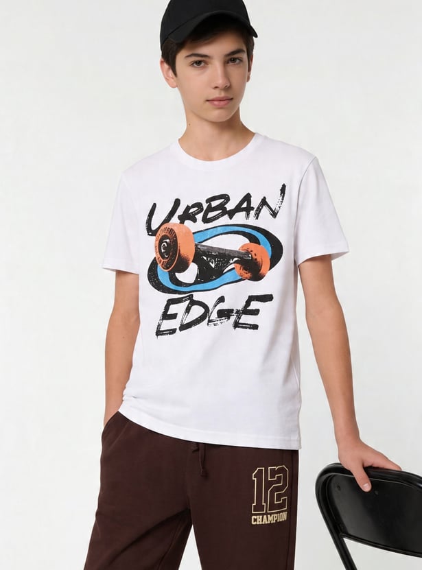 FAME FOREVER Boys Graphic Print T-shirt