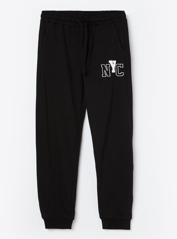 FAME FOREVER Boys Graphic Print Track Pants