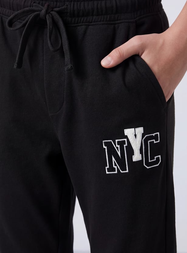 FAME FOREVER Boys Graphic Print Track Pants