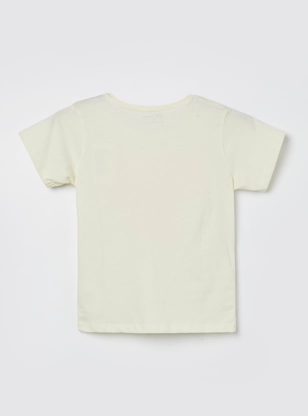 FAME FOREVER Girls Graphic Print T-shirt