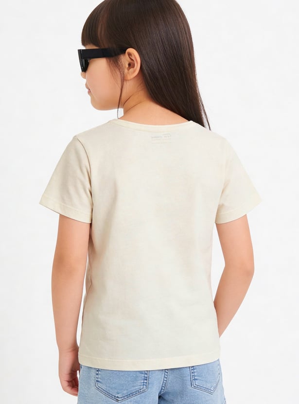 FAME FOREVER Girls Graphic Print T-shirt