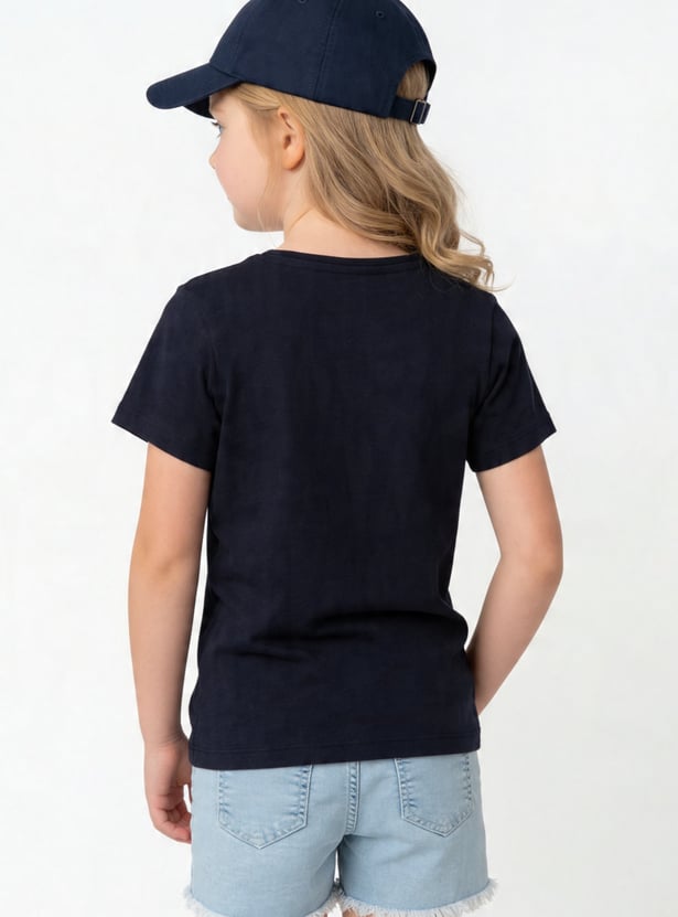 FAME FOREVER Girls Graphic Print T-shirt