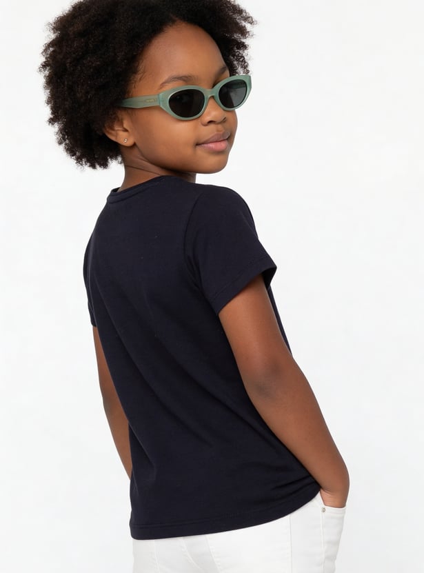 FAME FOREVER Girls Graphic Print T-shirt