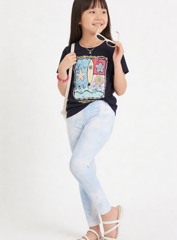 FAME FOREVER Girls Printed Leggings