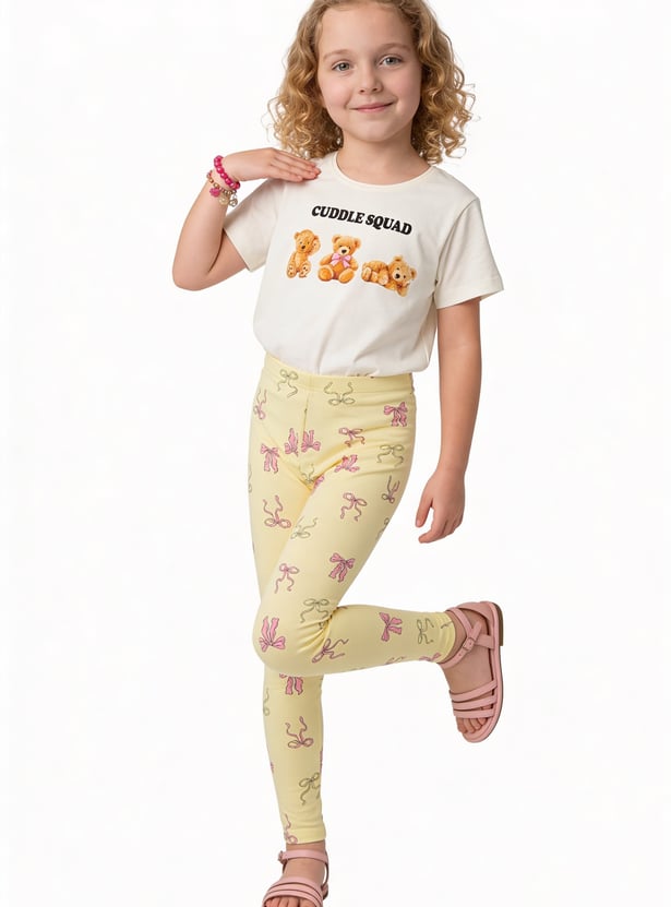FAME FOREVER Girls Printed Leggings