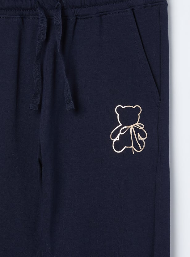 FAME FOREVER Girls Solid Track Pants