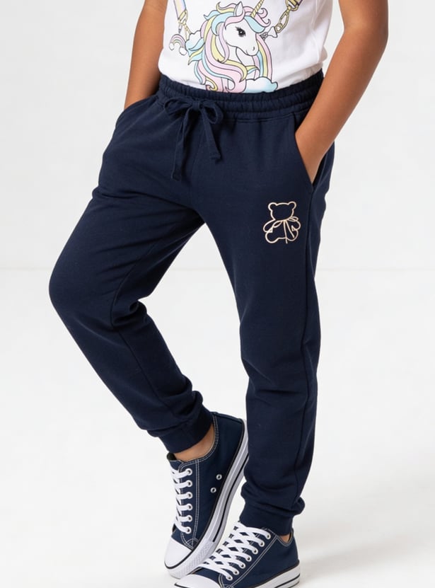 FAME FOREVER Girls Solid Track Pants