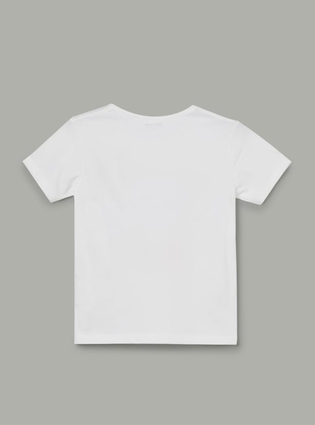 FAME FOREVER Girls Graphic Print T-shirt