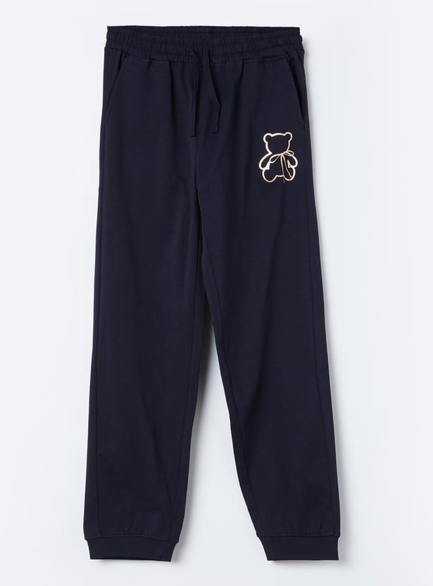 FAME FOREVER Girls Solid Track Pants