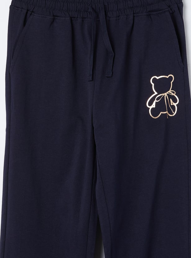 FAME FOREVER Girls Solid Track Pants