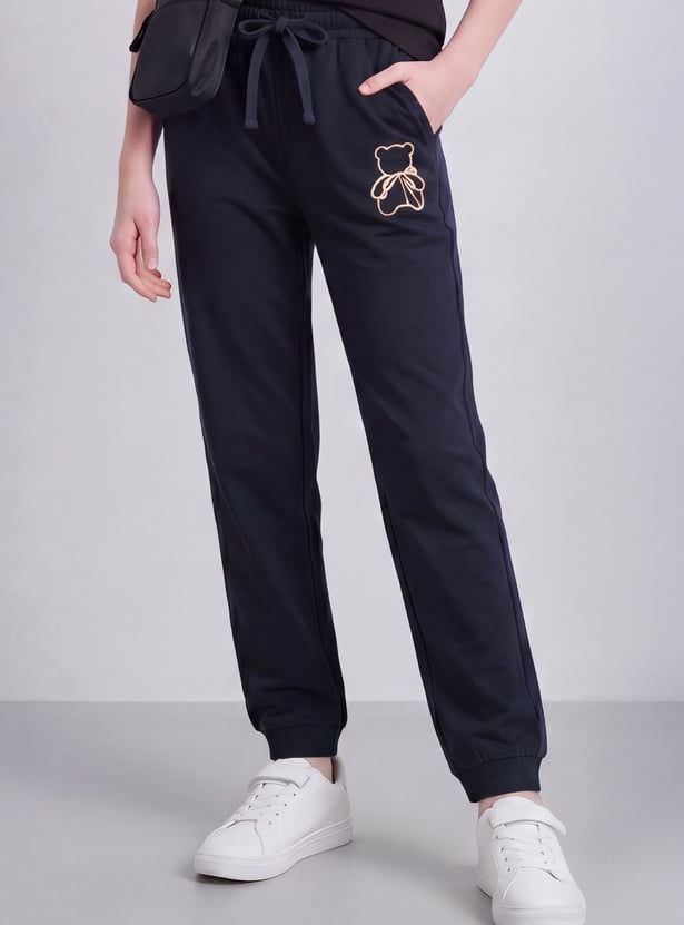 FAME FOREVER Girls Solid Track Pants