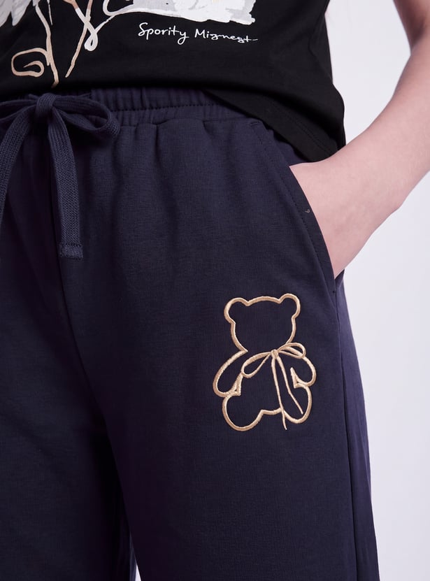 FAME FOREVER Girls Solid Track Pants