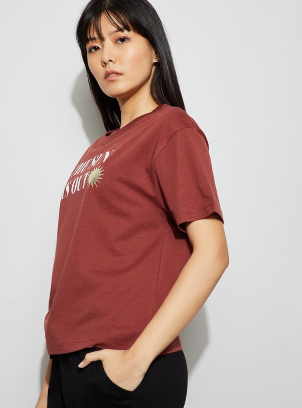 FAME FOREVER Printed T-shirt