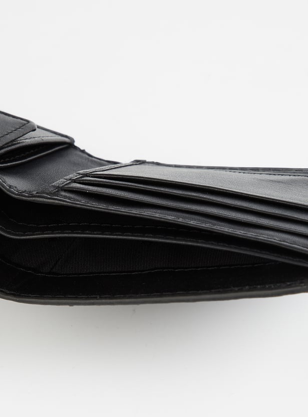 LOUIS PHILIPPE Textured Bi-Fold Wallet