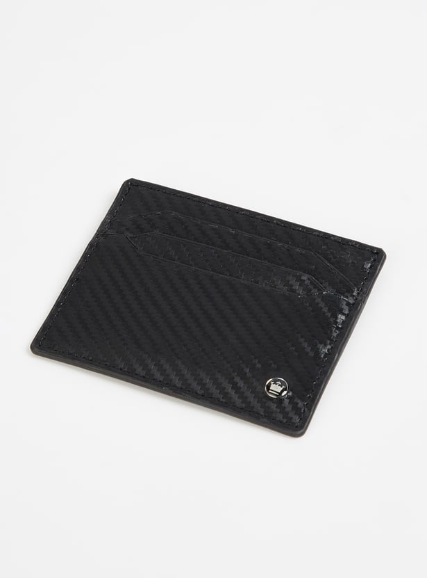 LOUIS PHILIPPE Textured Bi-Fold Wallet