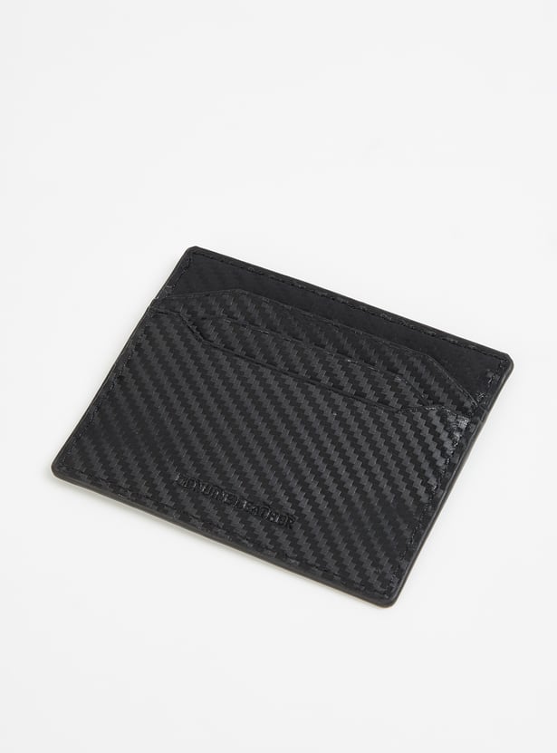 LOUIS PHILIPPE Textured Bi-Fold Wallet