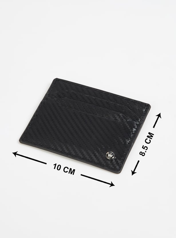 LOUIS PHILIPPE Textured Bi-Fold Wallet