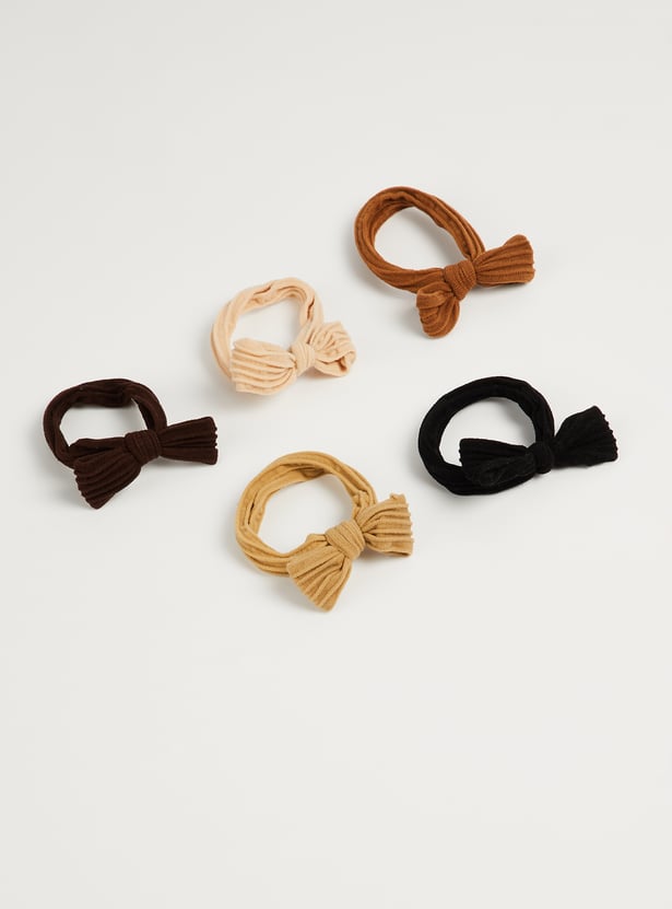 FAME FOREVER Assorted Bow Hair Band - Pack of 5