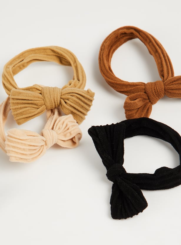 FAME FOREVER Assorted Bow Hair Band - Pack of 5