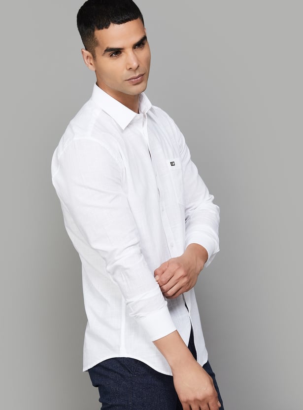 ARROW SPORT Solid Slim Fit Shirt