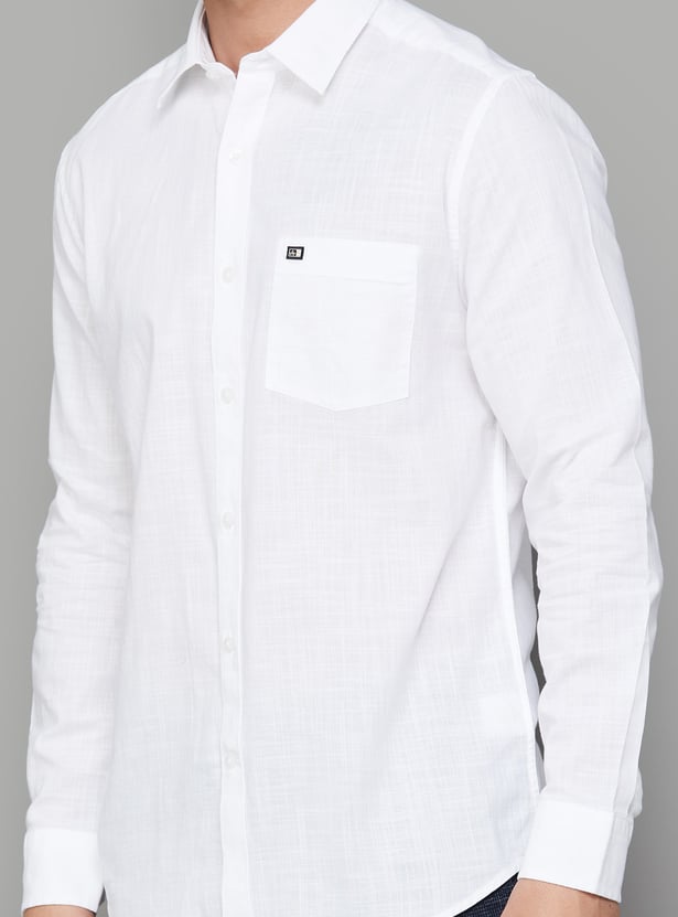 ARROW SPORT Solid Slim Fit Shirt