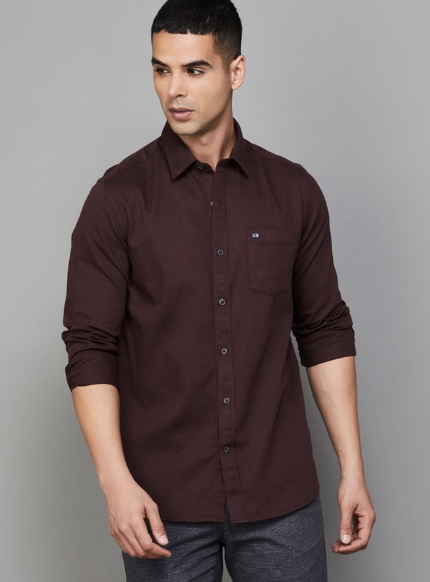 ARROW SPORT Solid Slim Fit Shirt
