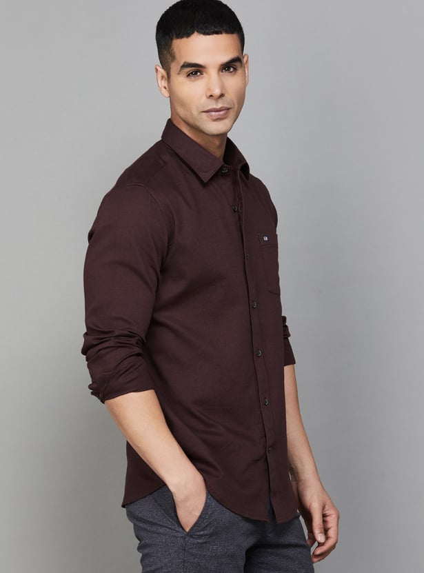 ARROW SPORT Solid Slim Fit Shirt