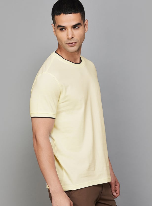 ARROW SPORT Solid Crew Neck T-shirt