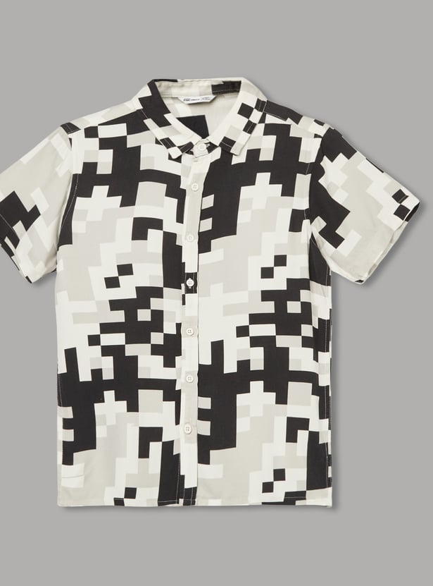FAME FOREVER Boys Printed Shirt