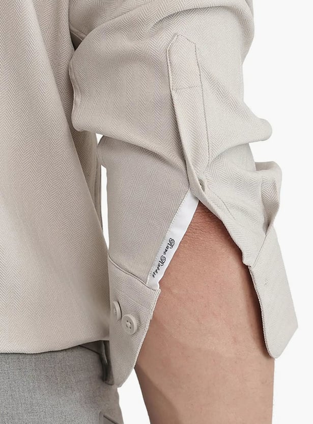 RARE RABBIT Solid Regular Fit Shirt