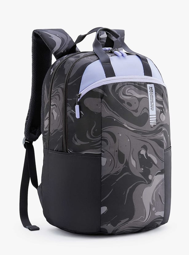 AMERICAN TOURISTER Fleek Unisex Printed Laptop Backpack with Cover