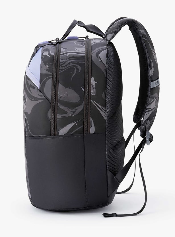 AMERICAN TOURISTER Fleek Unisex Printed Laptop Backpack with Cover