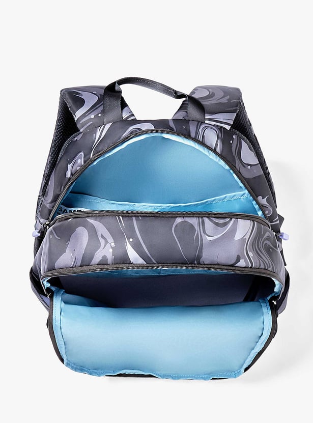 AMERICAN TOURISTER Fleek Unisex Printed Laptop Backpack with Cover
