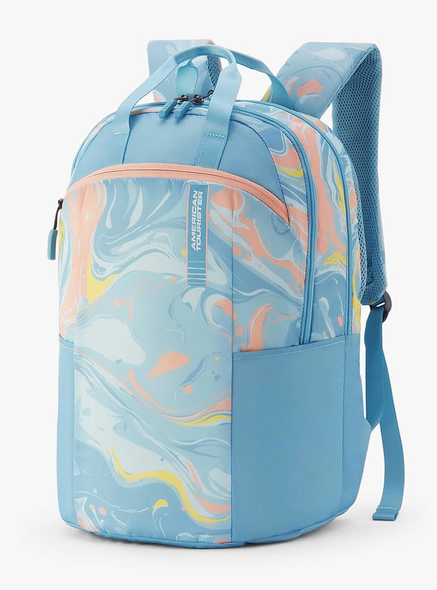 AMERICAN TOURISTER Fleek Unisex Printed Laptop Backpack with Cover
