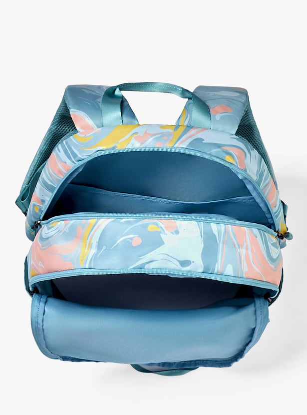 AMERICAN TOURISTER Fleek Unisex Printed Laptop Backpack with Cover