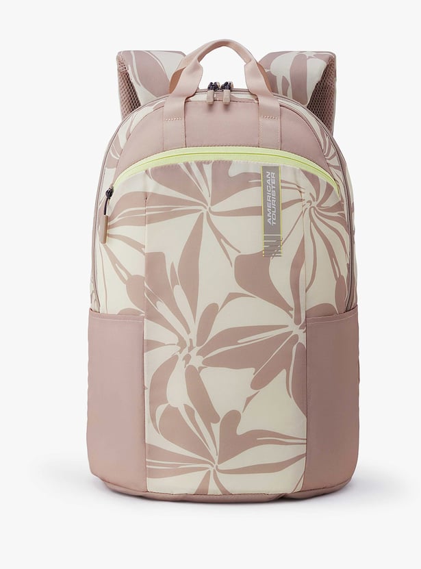 AMERICAN TOURISTER Fleek Unisex Printed Laptop Backpack with Cover