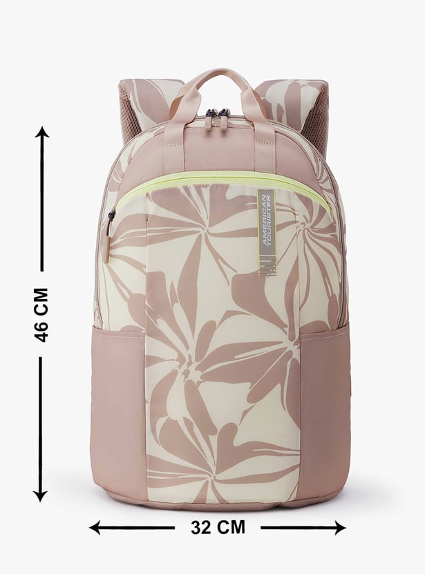 AMERICAN TOURISTER Fleek Unisex Printed Laptop Backpack with Cover