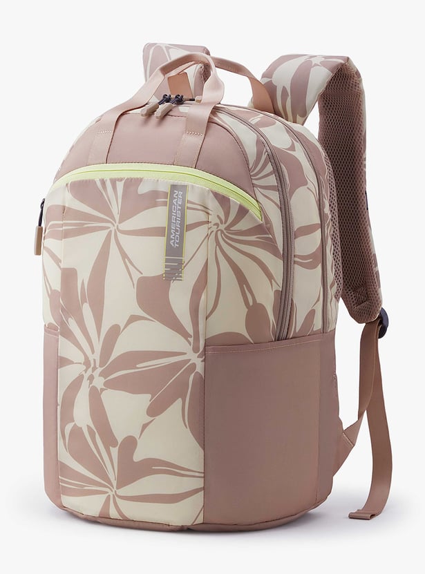 AMERICAN TOURISTER Fleek Unisex Printed Laptop Backpack with Cover
