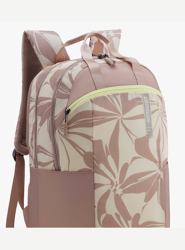 AMERICAN TOURISTER Fleek Unisex Printed Laptop Backpack with Cover