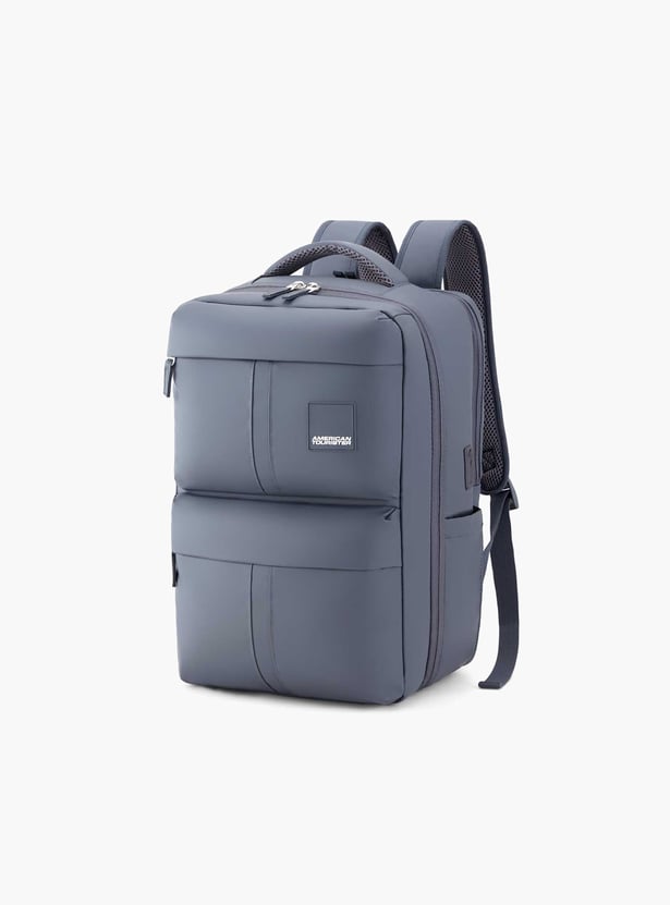 AMERICAN TOURISTER Citycove Unisex Solid Laptop Backpack with Pouch