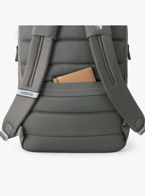 AMERICAN TOURISTER Unisex Panelled Laptop Travel Backpack