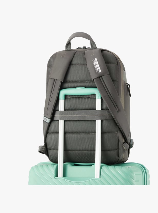AMERICAN TOURISTER Unisex Panelled Laptop Travel Backpack