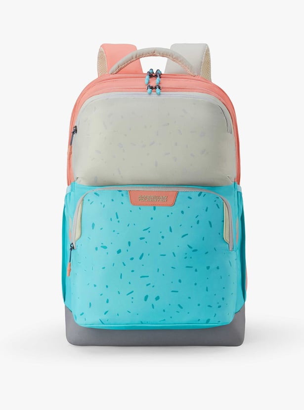 AMERICAN TOURISTER Banger Kids Colourblock Backpack with Cover