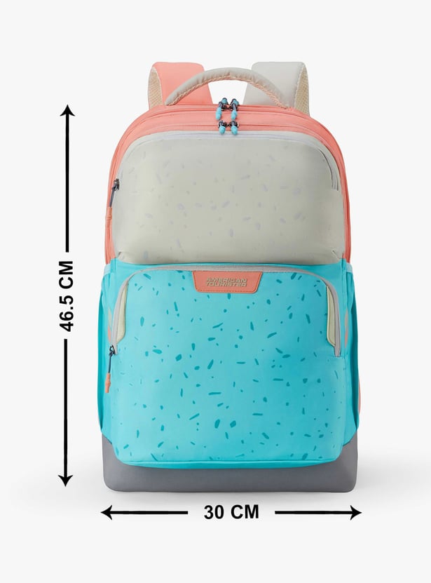 AMERICAN TOURISTER Banger Kids Colourblock Backpack with Cover