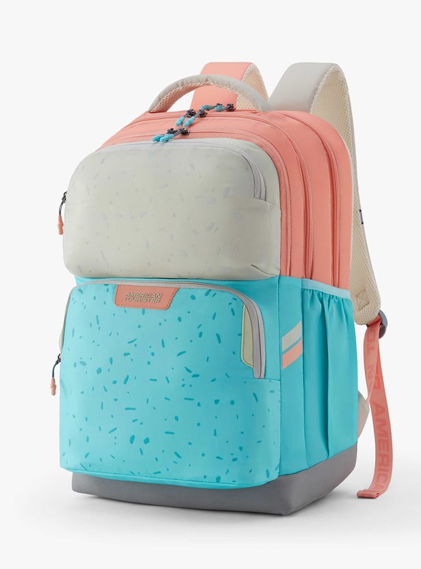 AMERICAN TOURISTER Banger Kids Colourblock Backpack with Cover