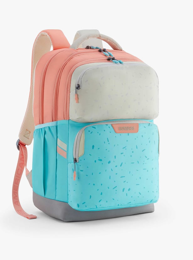 AMERICAN TOURISTER Banger Kids Colourblock Backpack with Cover